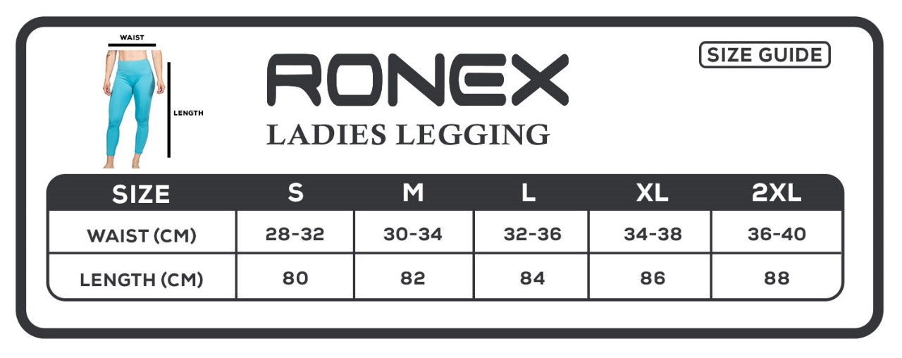 Ronex Women's Legging High Waist Yoga Tummy Control Workout Running Pants