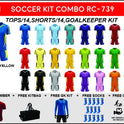 Soccer Kit RC-739 - Full Team Combo Set of 15