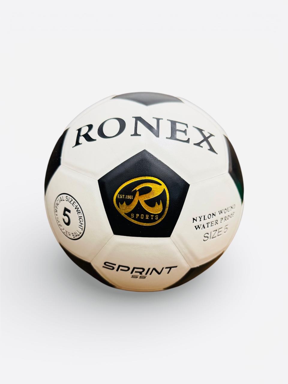 Ronex S5 Sprint Soccer Ball – Size 5 Moulded | Hard Ground Match