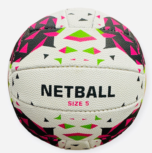 Ronex Netball Hand-Stitched Match Ball - Size 5 Super Grip