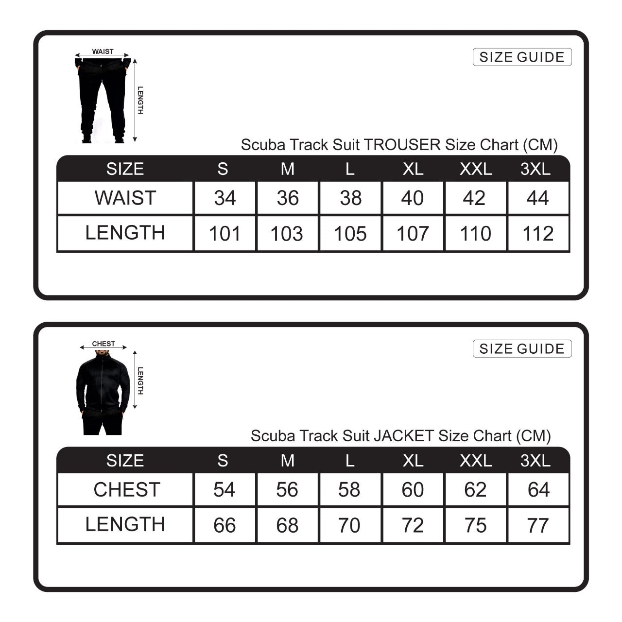 RC-2006 Tracksuits Slimfit Scuba Extra-Starched