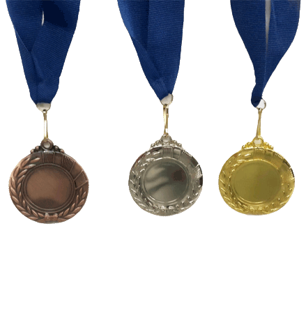 Medals Plain with Rribon 5CMX3MM