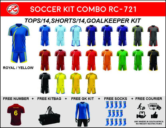 Soccer Kit RC-721 - Full Team Combo Set of 15