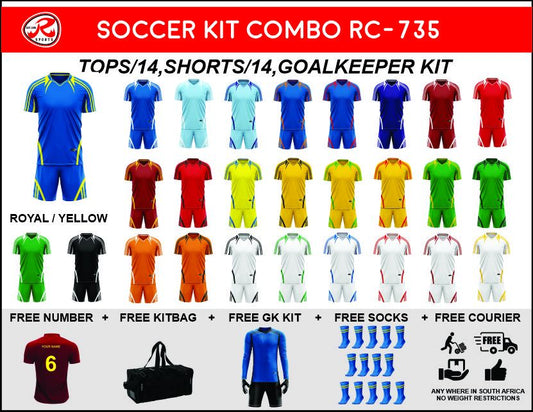 Soccer Kit RC-735 - Full Team Combo Set of 15