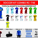 Soccer Kit RC-740 - Full Team Combo Set of 15