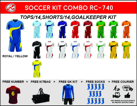 Soccer Kit RC-740 - Full Team Combo Set of 15