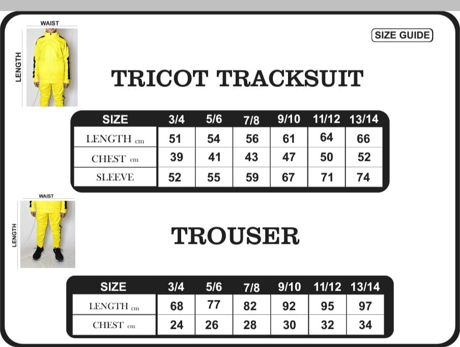 RONEX Kids Unisex Designer's Tracksuit