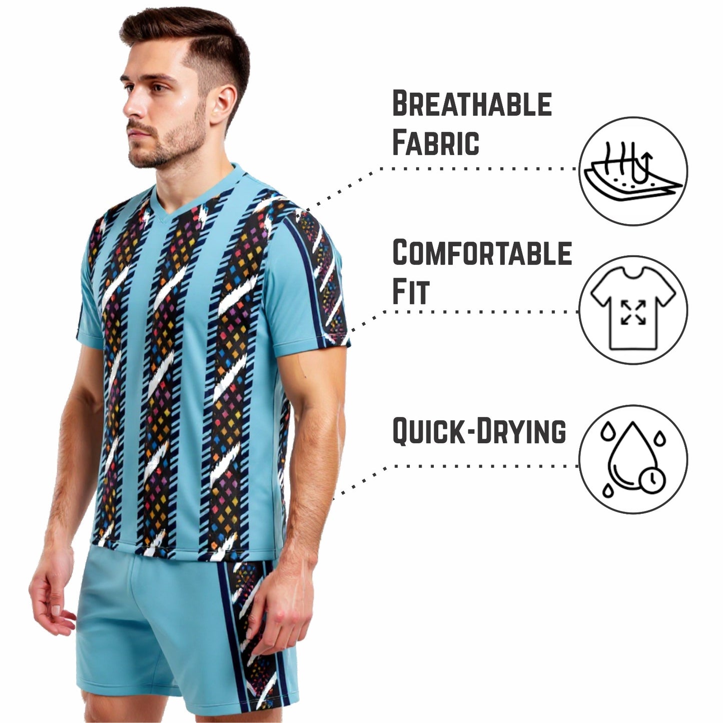 Ronex Soccer Kit RC-749 – African Traditional Design | Full Team Combo Set of 15 (Adult)