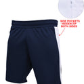 Ronex Fashion Training Shorts with Hidden-Zip Side Pockets