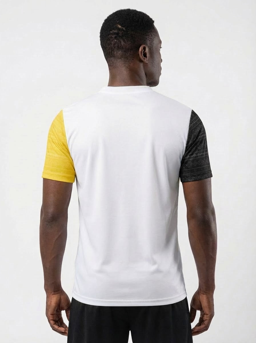 Germany / Deutschland Flag Sublimation T-Shirt – Black Red Gold Graphic Tee – Short Sleeve Patriotic Sports Shirt