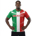 Mexico Flag Sublimation T-Shirt – Mexican Tricolor Graphic Tee – Short Sleeve Patriotic Sports Shirt