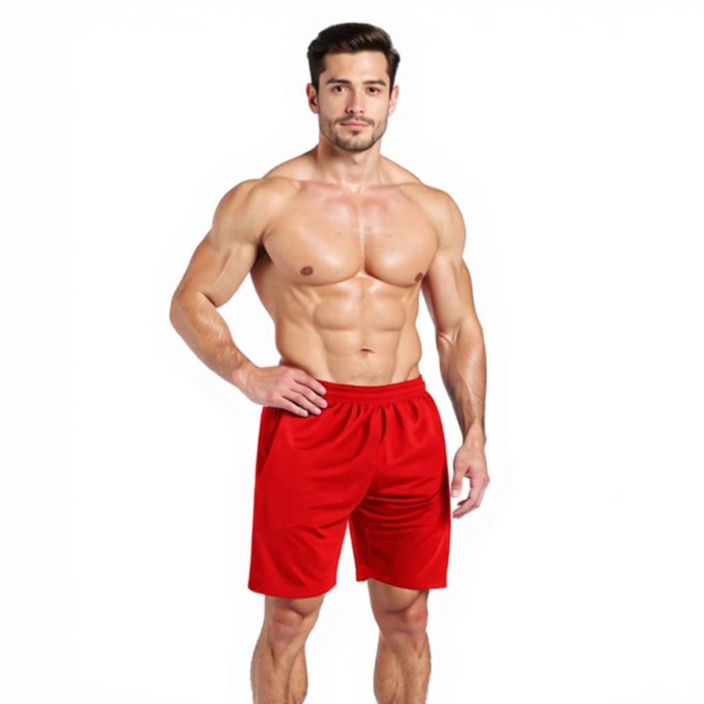Ronex Jacquard Training Shorts - Breathable Quick-Dry with Pockets