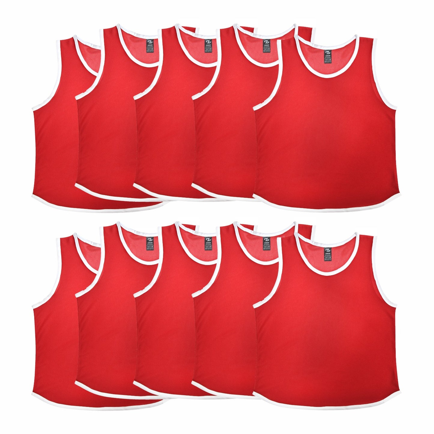 Ronex Training Bibs/Vest Set – Pack of 10 (Junior & Senior Sizes) – Multiple Colours Available