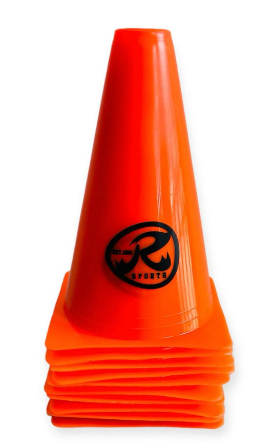 Ronex Agility Training Sport Cone Pack of 10 15cm/6 inch
