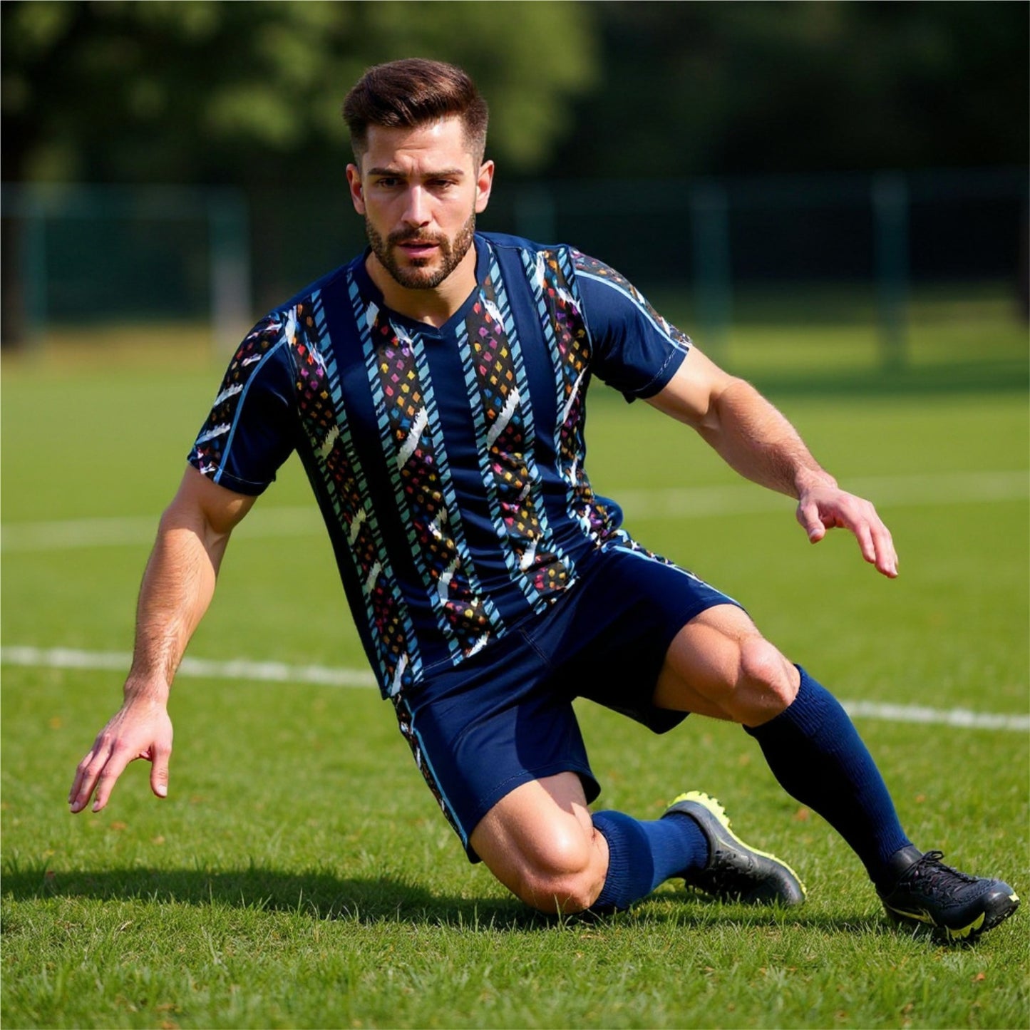 Ronex Soccer Kit RC-749 – African Traditional Design | Full Team Combo Set of 15 (Adult)