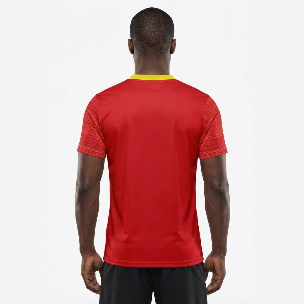 Portugal Flag Sublimation T-Shirt – Portuguese National Flag Graphic Tee – Short Sleeve Patriotic Sports Shirt