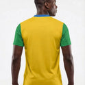 Brazil Flag Sublimation T-Shirt – Green & Yellow Graphic Tee – Short Sleeve Patriotic Sports Shirt