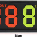 Player Substitution Board – Double Digit Manual Flip Board - Double Sided