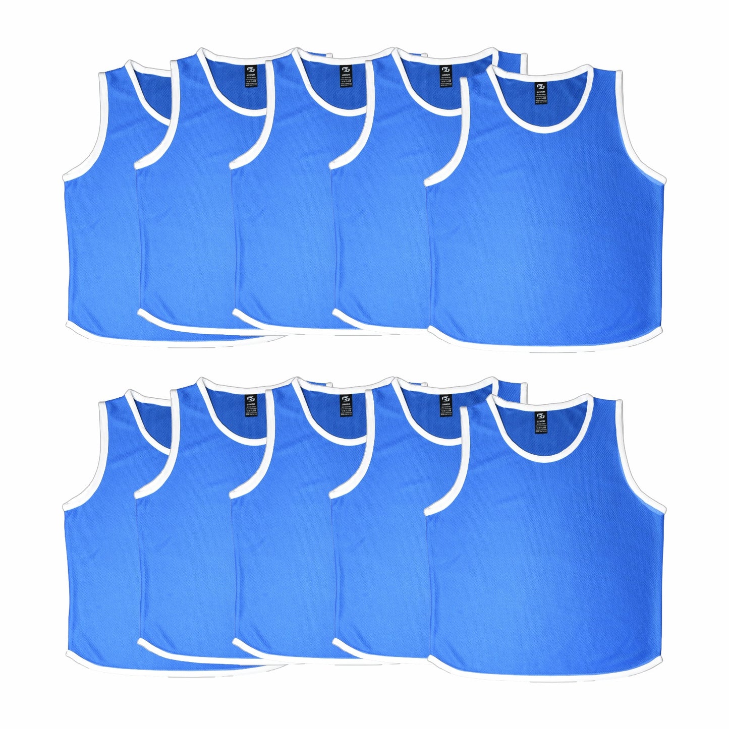 Ronex Training Bibs/Vest Set – Pack of 10 (Junior & Senior Sizes) – Multiple Colours Available