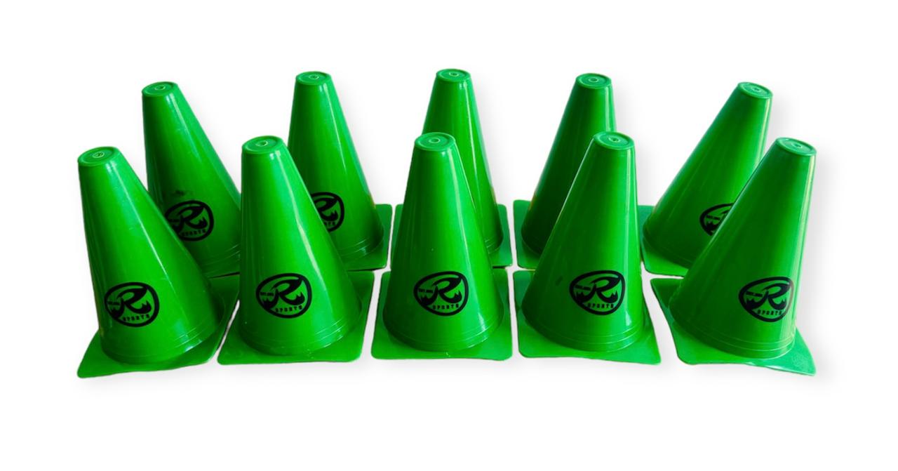 Ronex Agility Training Sport Cone Pack of 10 15cm/6 inch