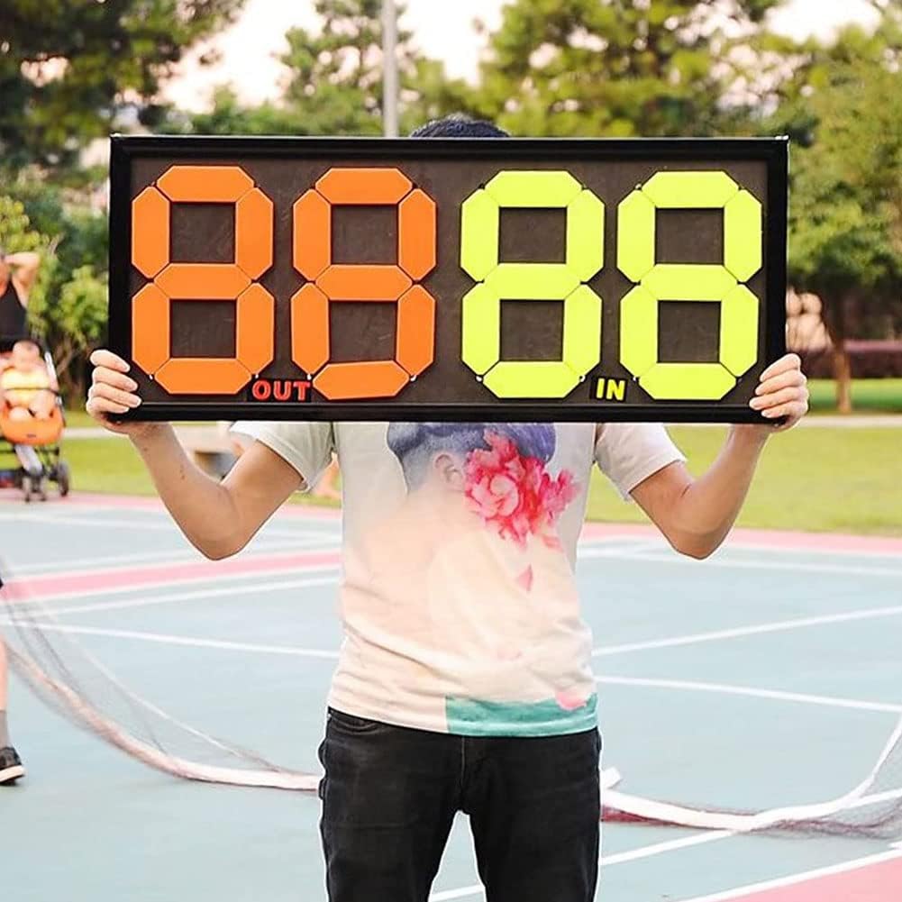 Player Substitution Board – Double Digit Manual Flip Board - Double Sided