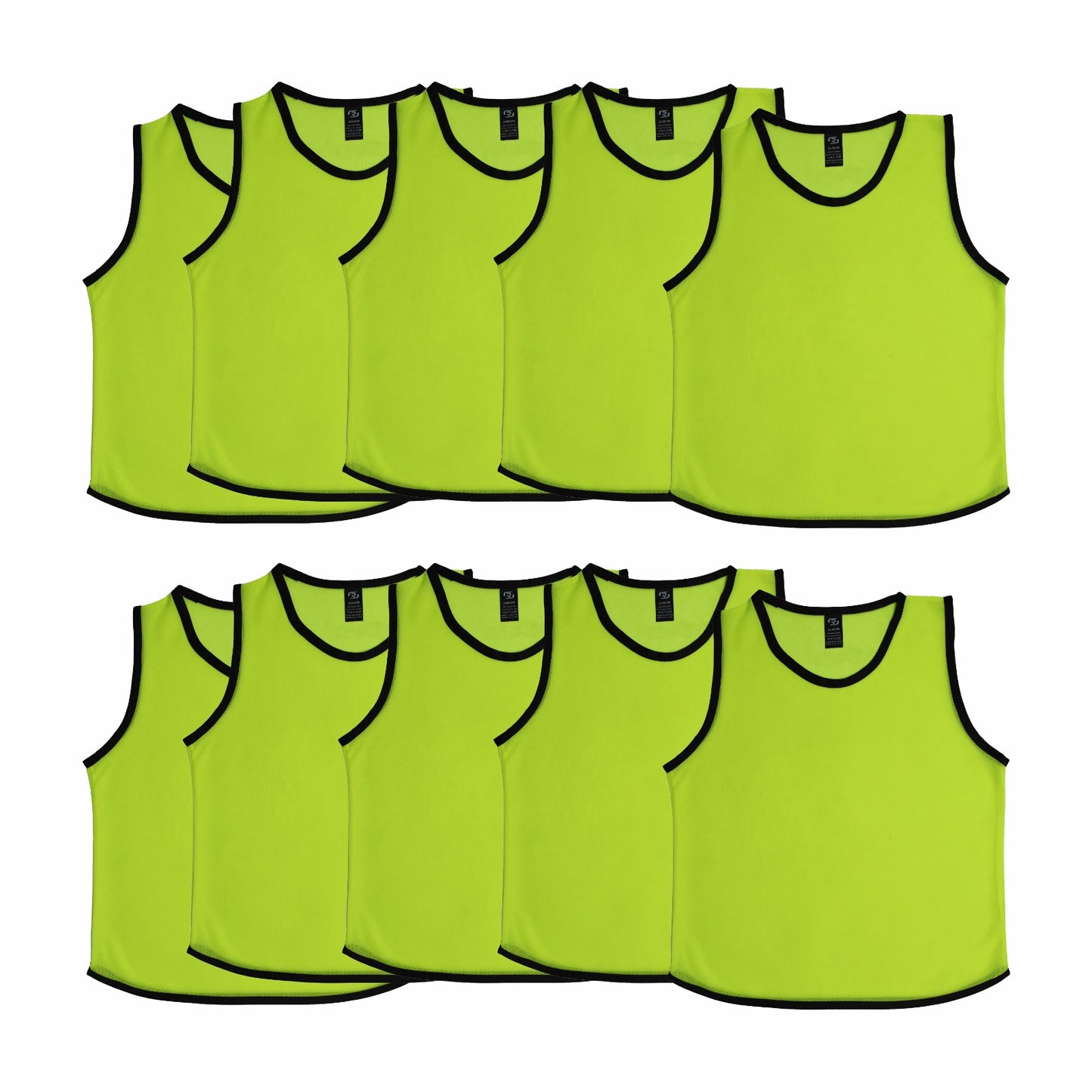 Ronex Training Bibs/Vest Set – Pack of 10 (Junior & Senior Sizes) – Multiple Colours Available