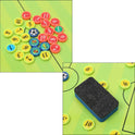 Soccer Tactics Board Green – Professional Magnetic Football Coaching Board | Double-Sided Strategy Board with Player Markers, Pen & Eraser | Portable Aluminum Frame 45×30cm