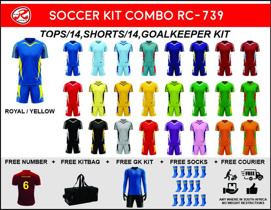 Soccer Kit RC-739 - Full Team Combo Set of 15