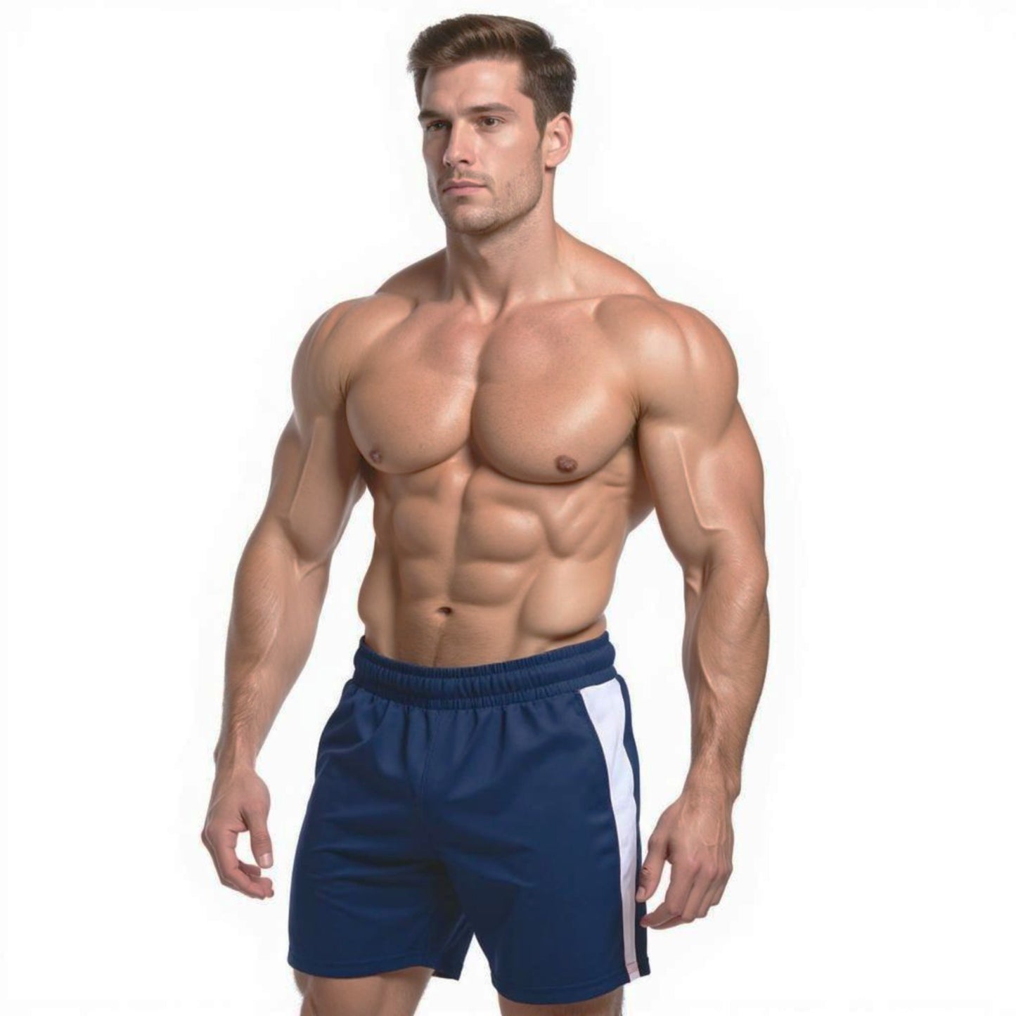Ronex Fashion Training Shorts with Hidden-Zip Side Pockets