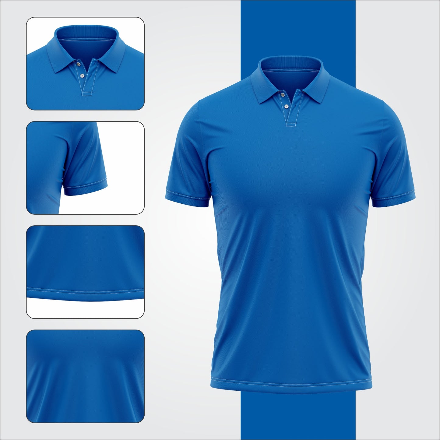 Ronex Plain Golf Shirt RC-1722 – Breathable & Quick Dry Performance Wear