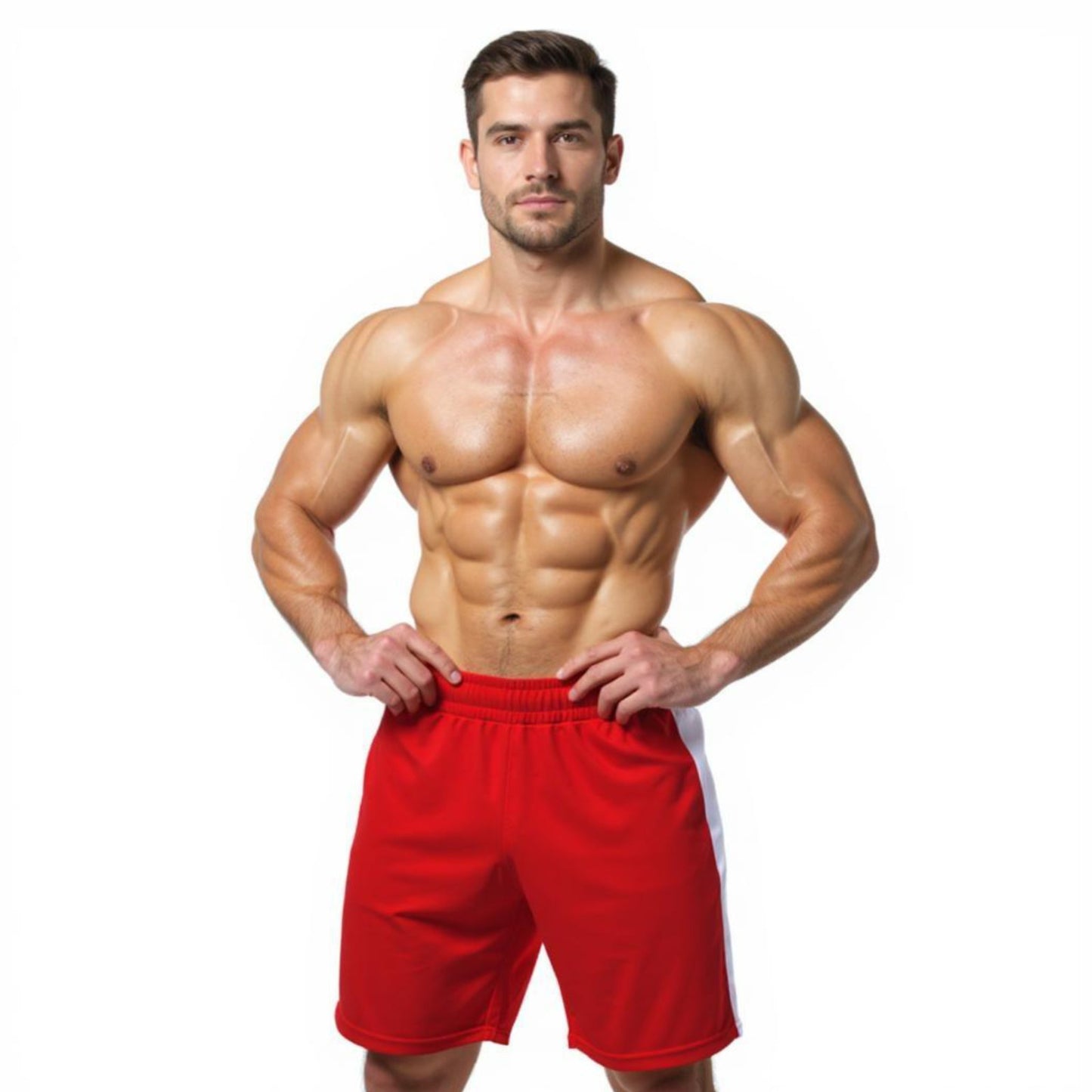 Ronex Fashion Training Shorts with Hidden-Zip Side Pockets