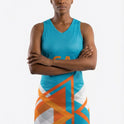 RONEX RC-912 Sublimated Netball Dress Set (10 Pack) – Adult Kit with Removable Position Patches (Front & Back)
