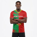 Portugal Flag Sublimation T-Shirt – Portuguese National Flag Graphic Tee – Short Sleeve Patriotic Sports Shirt