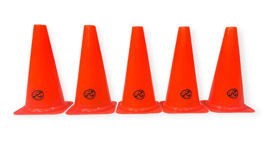 Ronex Agility Training Sport Cone Pack of 5 23cm/9 inch