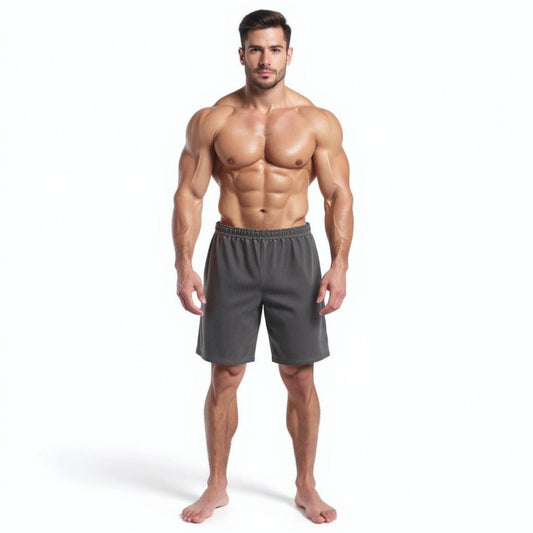 Ronex Jacquard Training Shorts - Breathable Quick-Dry with Pockets