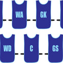 Ronex Netball Bibs With Positions Front/Back