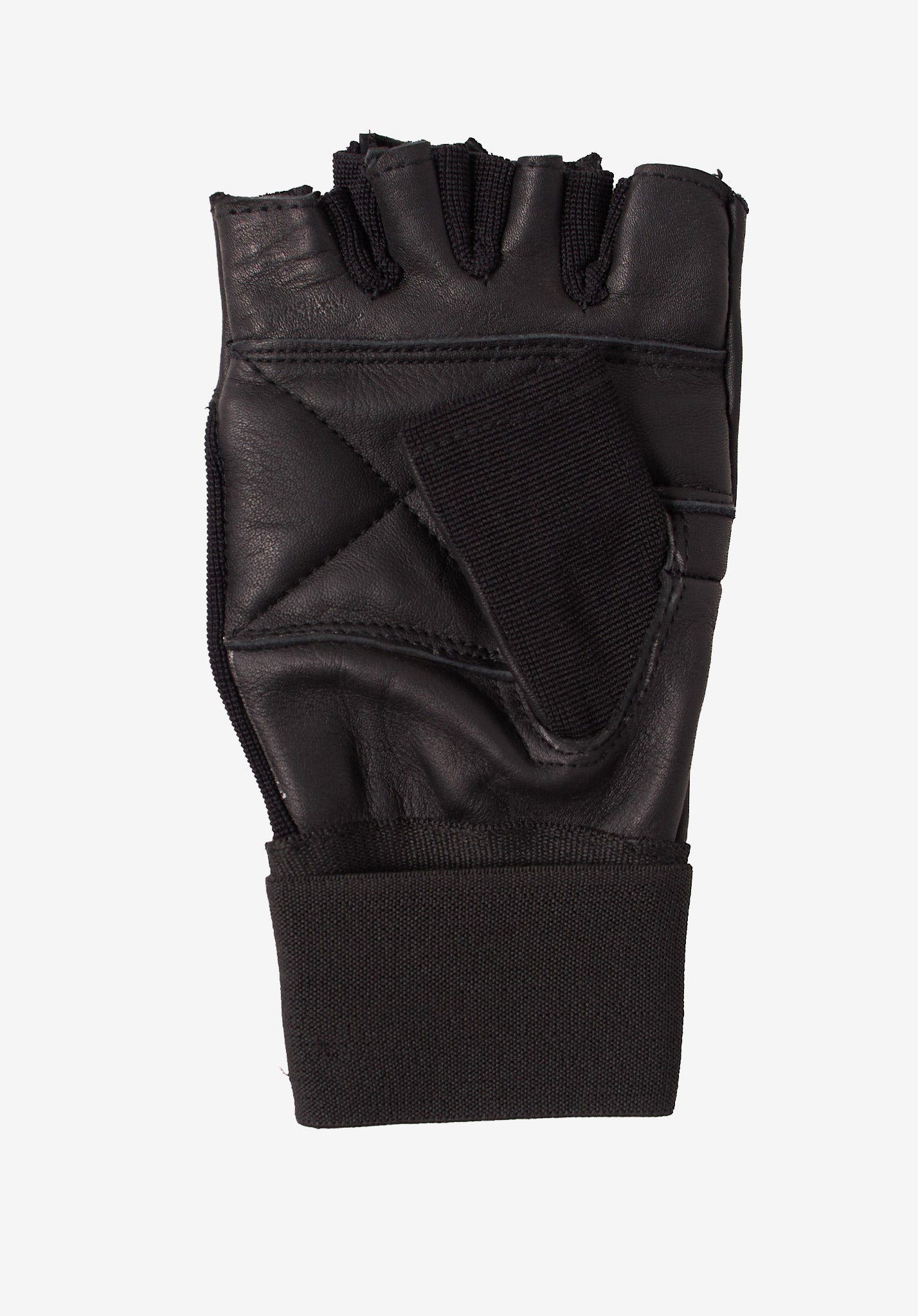 Ronex Leather Gym Gloves Black