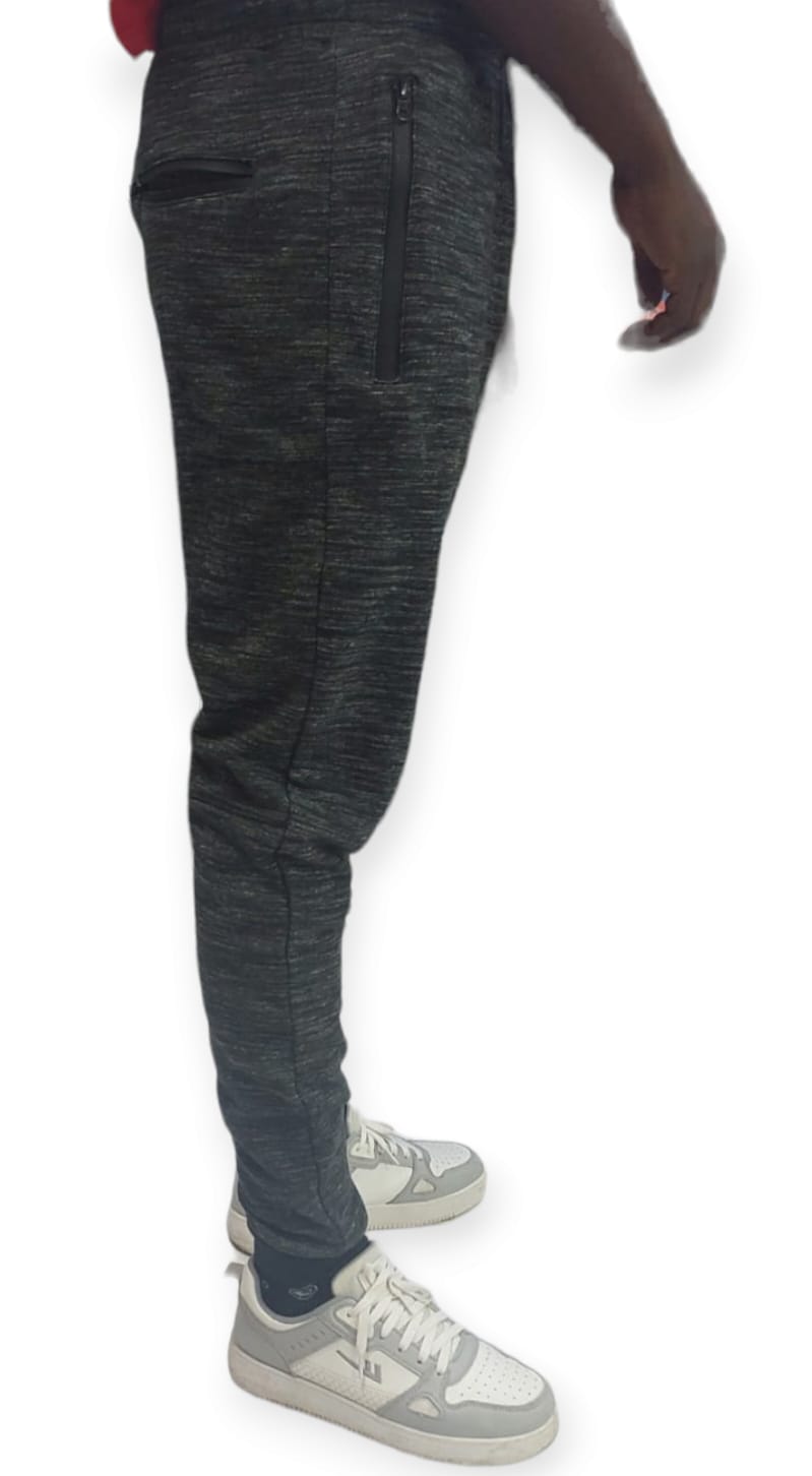 Ronex Slimfit Grey Melange Joggers 100% Cotton