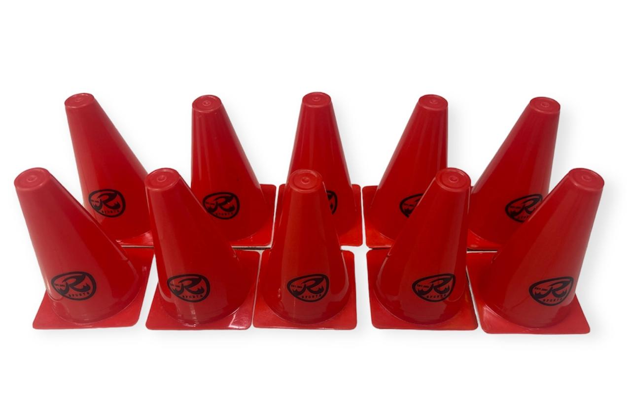 Ronex Agility Training Sport Cone Pack of 10 15cm/6 inch
