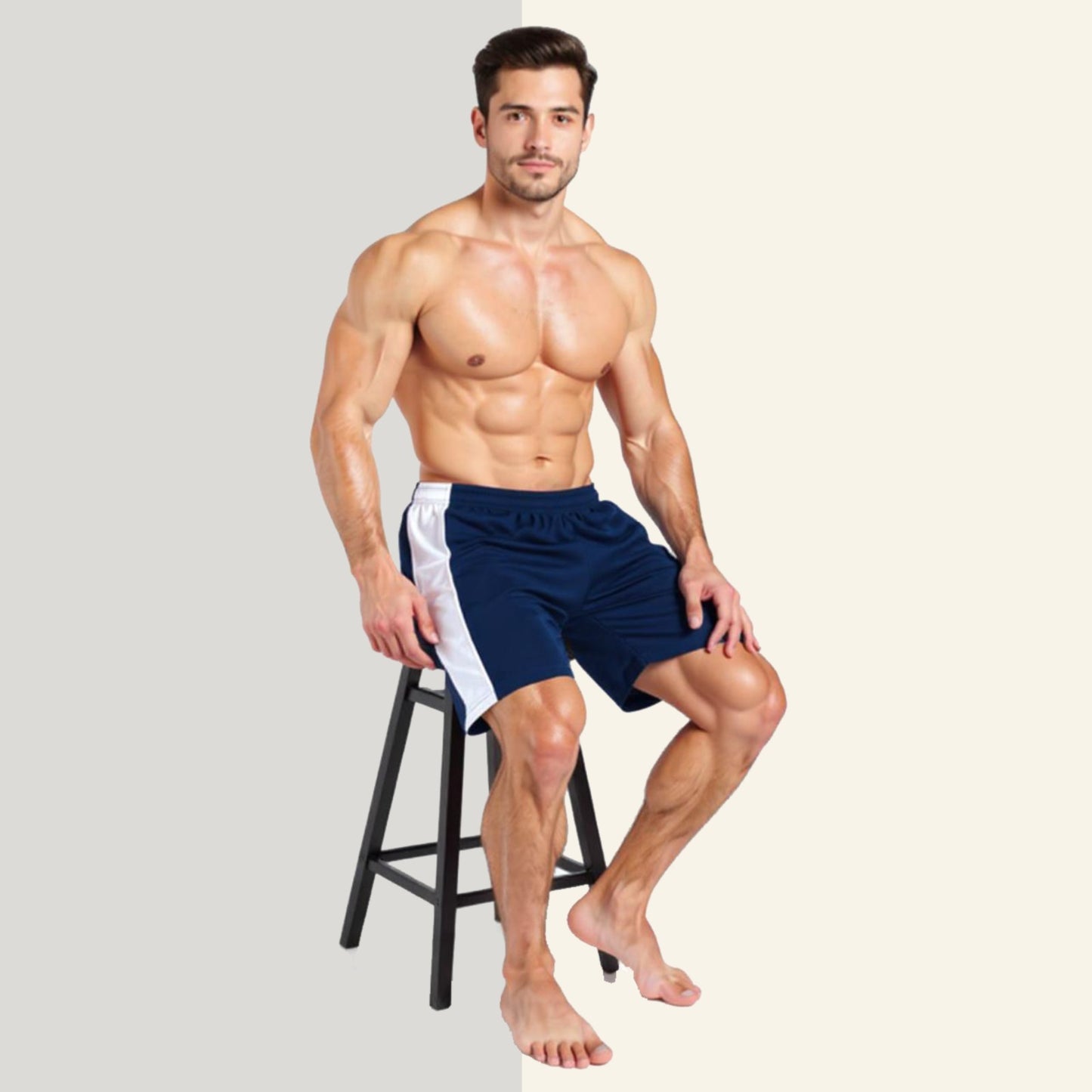 Ronex Jacquard Training Shorts - Breathable Quick-Dry with Pockets
