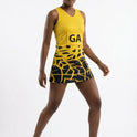 RONEX RC-912 Sublimated Netball Dress Set (10 Pack) – Adult Kit with Removable Position Patches (Front & Back)