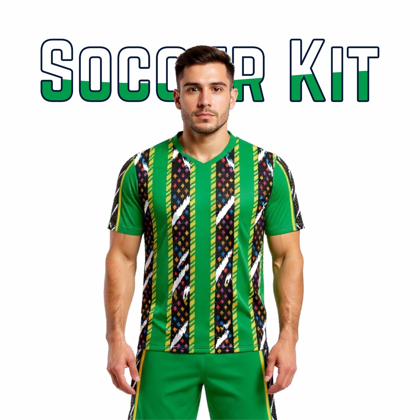 Ronex Soccer Kit RC-749 – African Traditional Design | Full Team Combo Set of 15 (Adult)