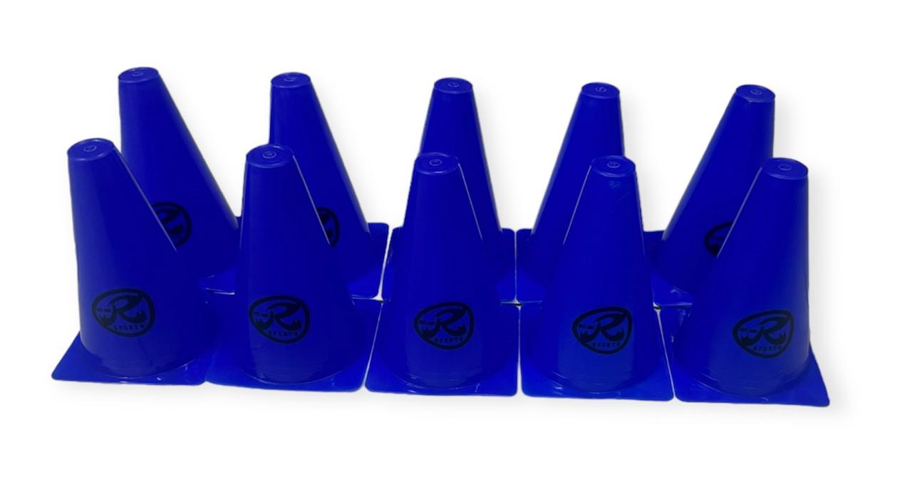 Ronex Agility Training Sport Cone Pack of 10 15cm/6 inch