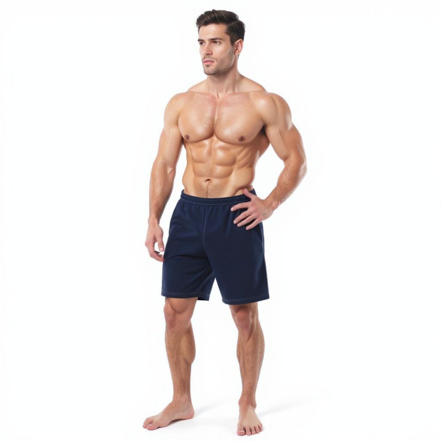 Ronex Jacquard Training Shorts - Breathable Quick-Dry with Pockets