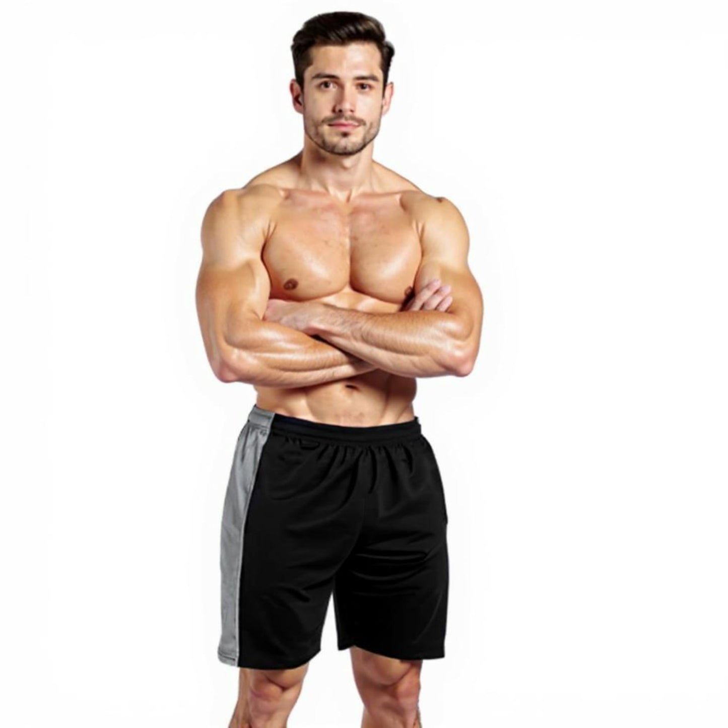 Ronex Jacquard Training Shorts - Breathable Quick-Dry with Pockets