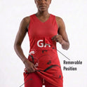 RONEX RC-912 Sublimated Netball Dress Set (10 Pack) – Adult Kit with Removable Position Patches (Front & Back)