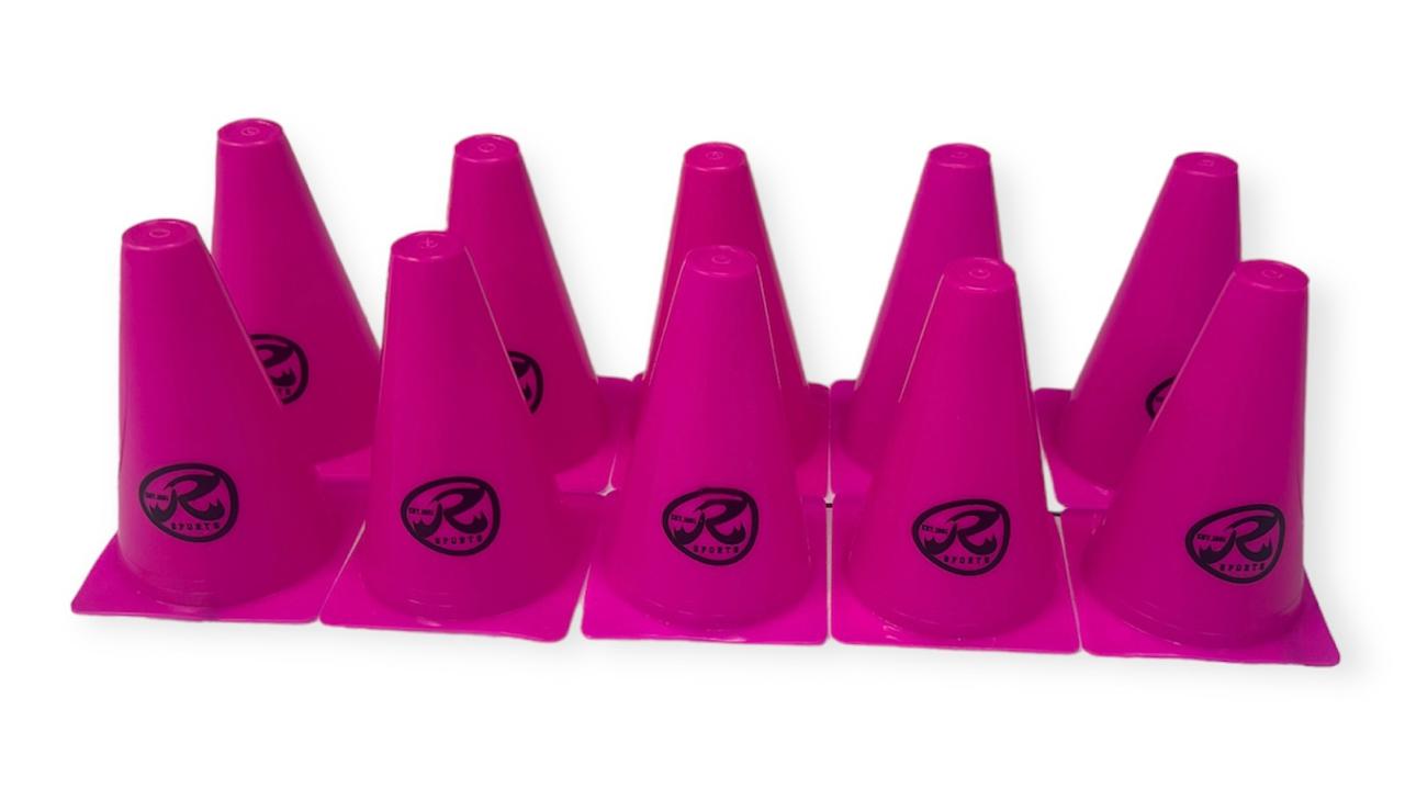 Ronex Agility Training Sport Cone Pack of 10 15cm/6 inch