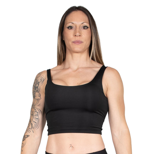 Ronex Women's Crop Tank Top Gym Workout Athletic Yoga Excercise
