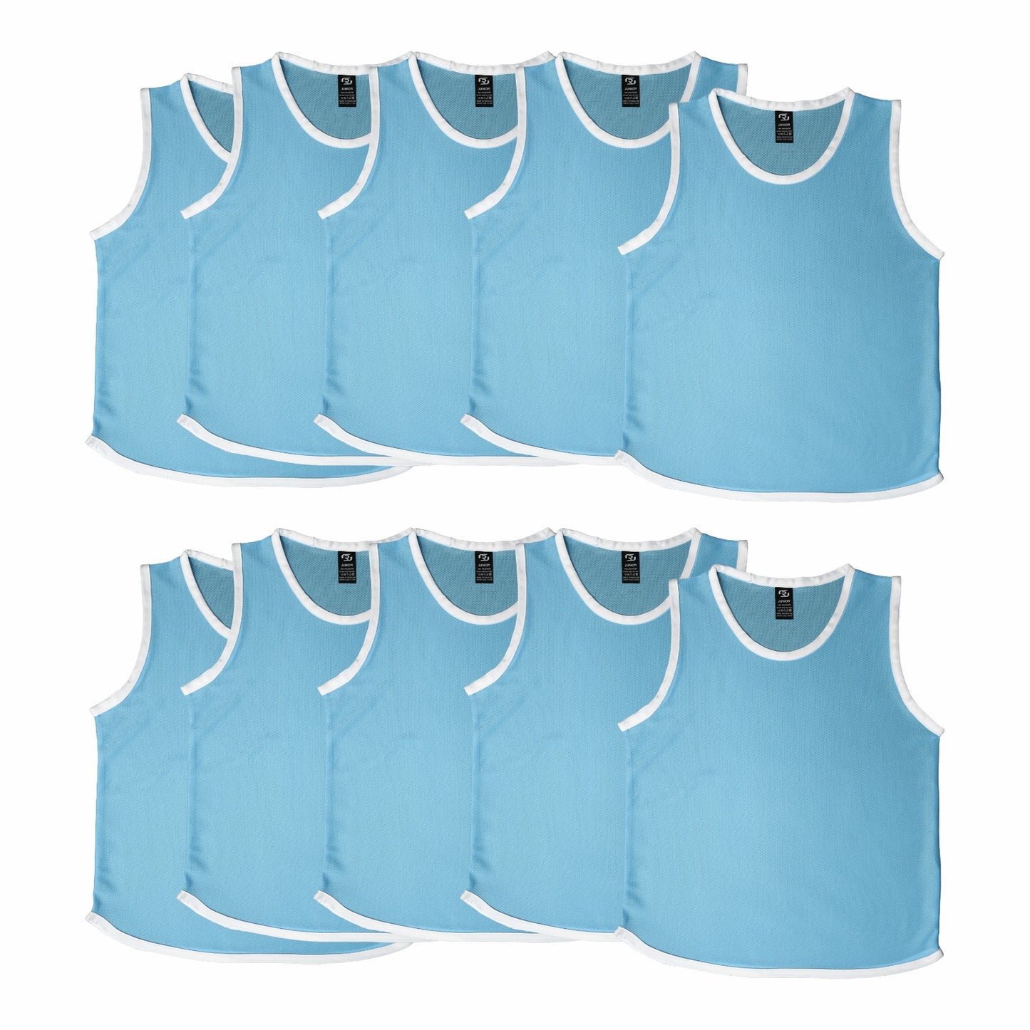 Ronex Training Bibs/Vest Set – Pack of 10 (Junior & Senior Sizes) – Multiple Colours Available
