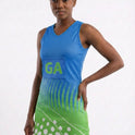 RONEX RC-912 Sublimated Netball Dress Set (10 Pack) – Adult Kit with Removable Position Patches (Front & Back)